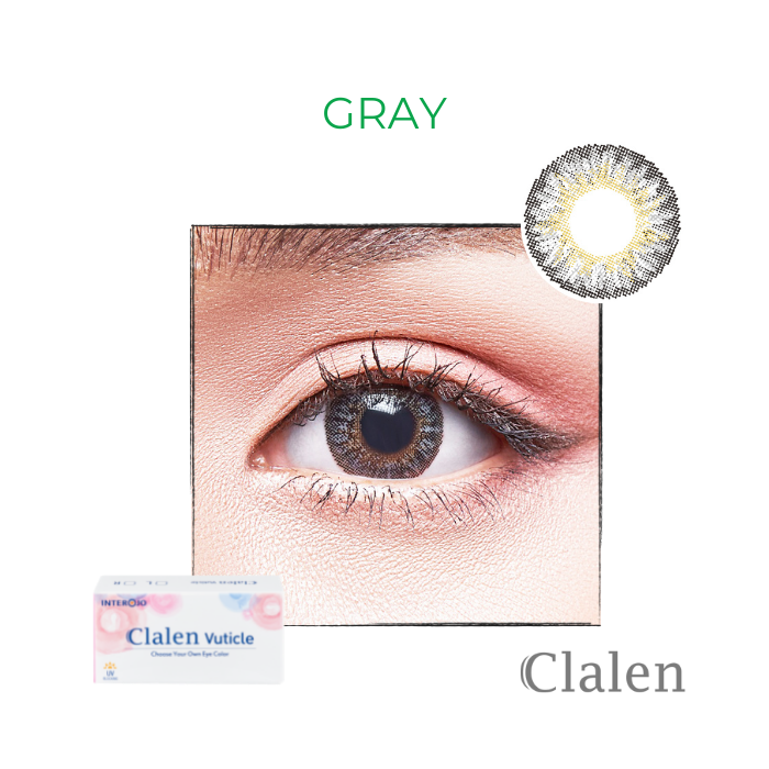 Kính áp tròng màu Khói Xám đậm Gray 3T (giá 1 cặp)