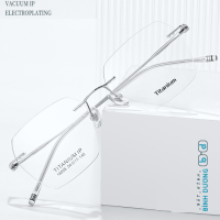 Gọng kính titan không viền Z6072 siêu nhẹ thanh lịch