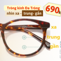 Tròng kính Đa Tròng nhìn xa - nhìn gần - trung gian