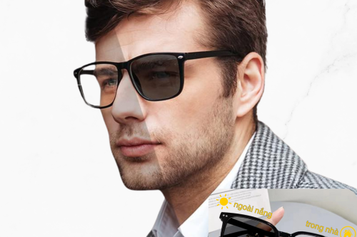 Tròng kính đổi màu nhanh đậm tại Tân Uyên