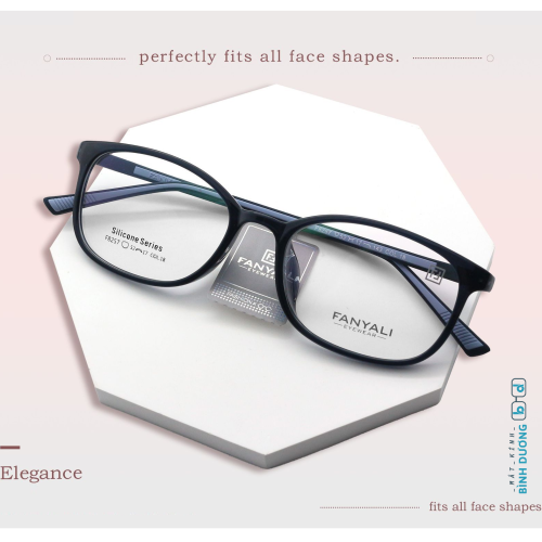 Gọng kính nhựa FANYALI F8257 silicone chống trơn trượt
