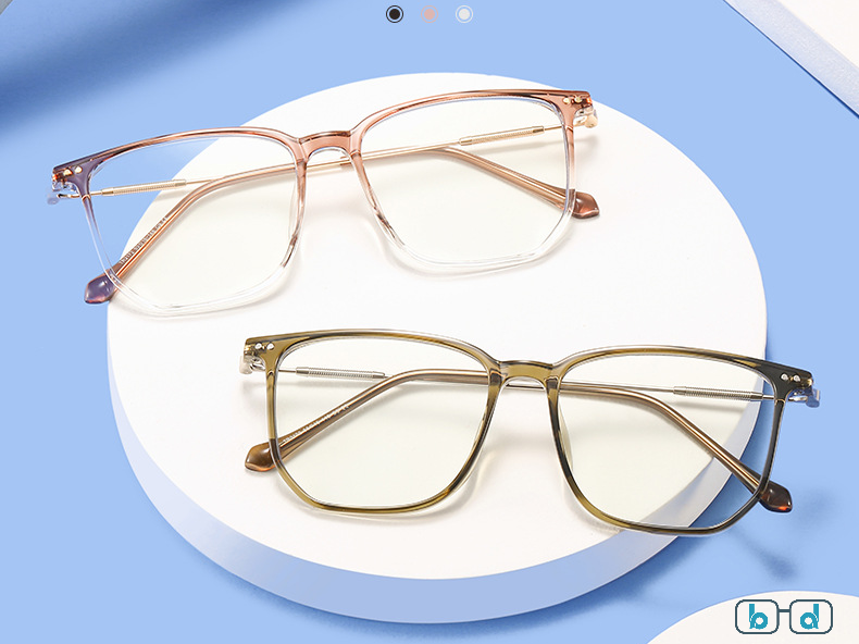 gọng nhựa 2172 có sẵn tròng không độ trong suốt