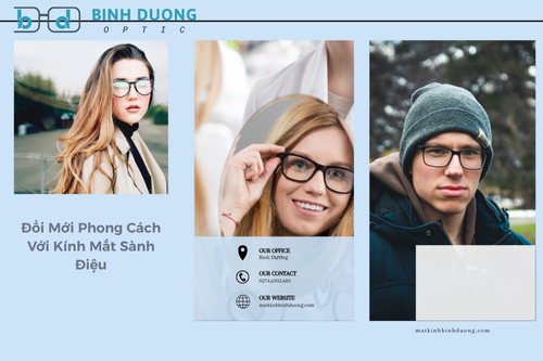 Đổi Mới Phong Cách Với Kính Mắt Sành Điệu của mắt kính bình dương