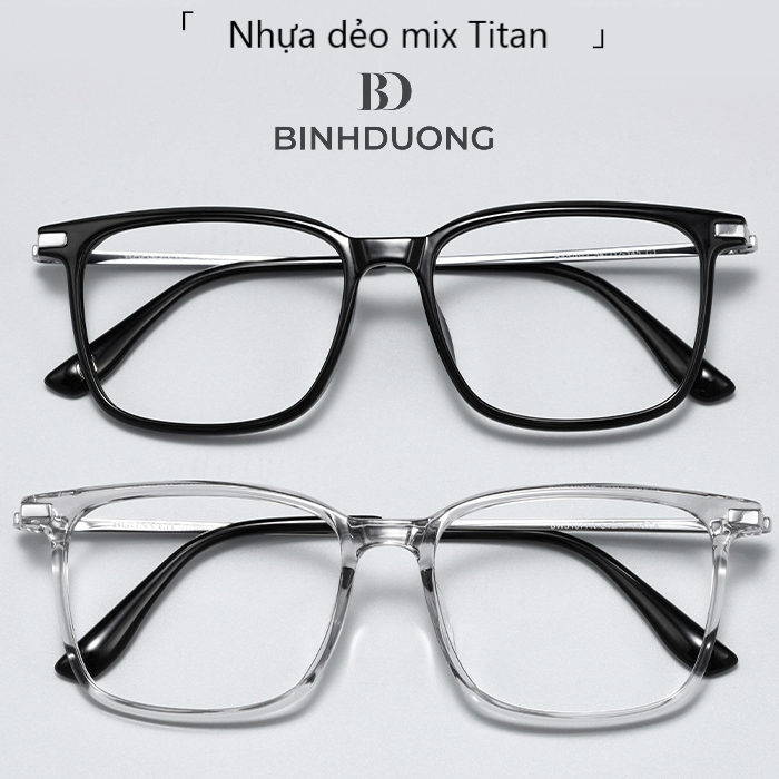 Gọng kính nhựa Titan 51077 Mắt Kính Bình Dương