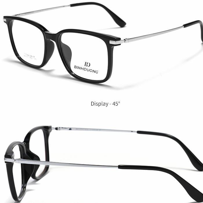 Gọng kính nhựa Titan 51077 Mắt Kính Bình Dương