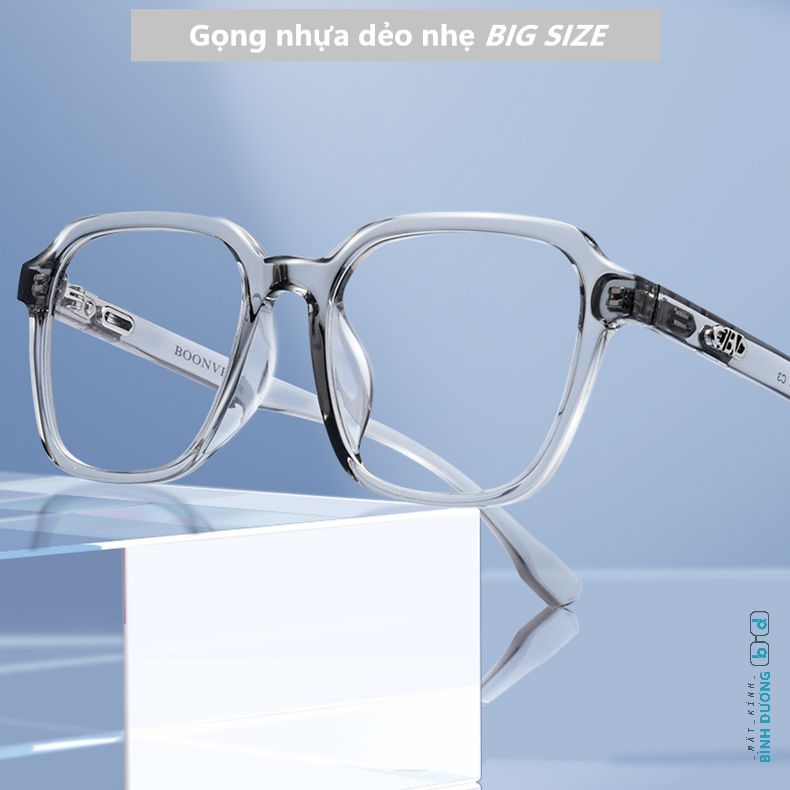 Gọng nhựa big size BV83001 Boonveii siêu nhẹ