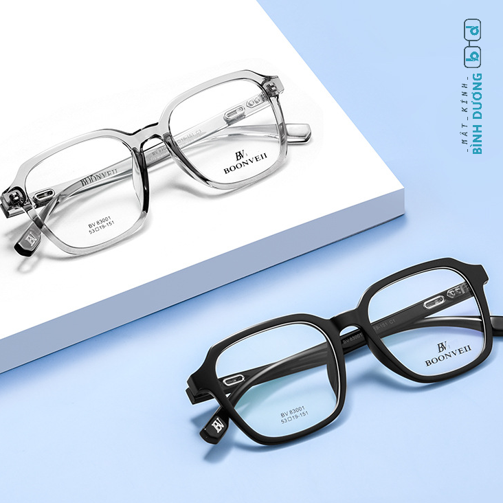 Gọng nhựa big size BV83001 Boonveii siêu nhẹ
