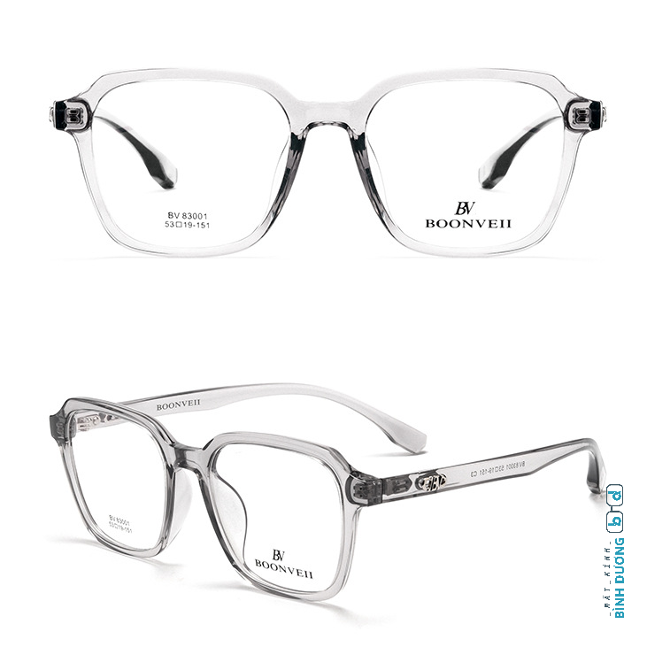 Gọng nhựa big size BV83001 Boonveii siêu nhẹ