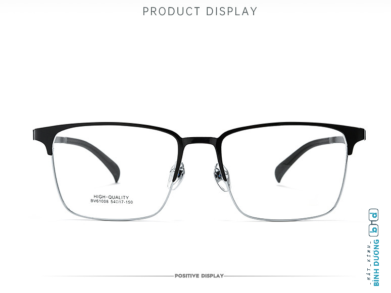Gọng nửa viền BV61008 hợp kim titan siêu nhẹ