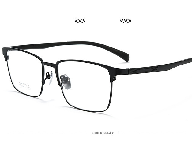 Gọng nửa viền BV61008 hợp kim titan siêu nhẹ