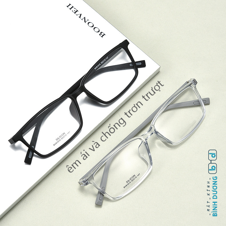 Gọng Silicon Boonveii BV81015 Mắt Kính Bình Dương