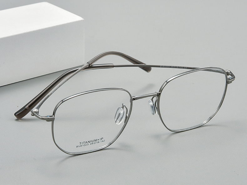 Gọng Titanium IP BV81003 đa giác mảnh nhẹ