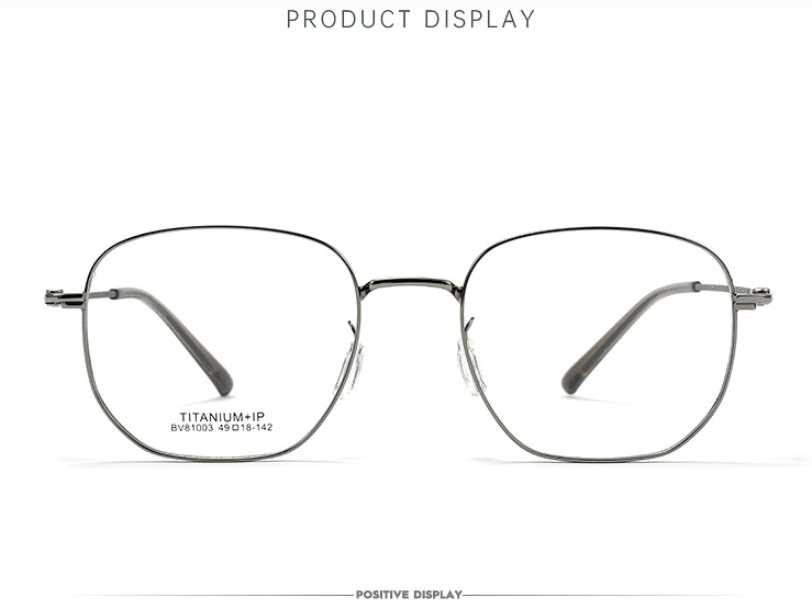 Gọng Titanium IP BV81003 đa giác mảnh nhẹ