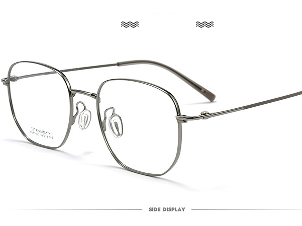 Gọng Titanium IP BV81003 đa giác mảnh nhẹ