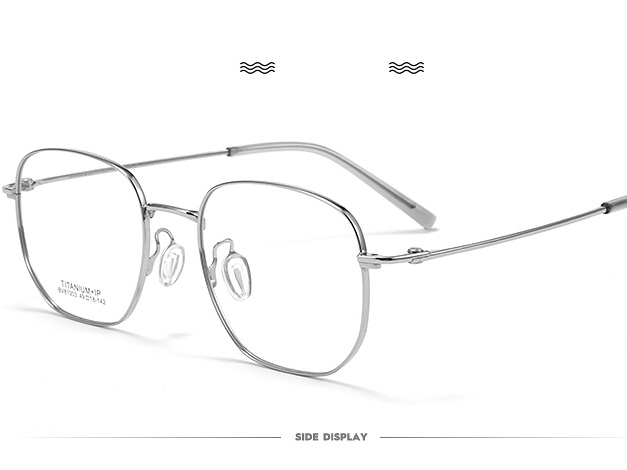 Gọng Titanium IP BV81003 đa giác mảnh nhẹ