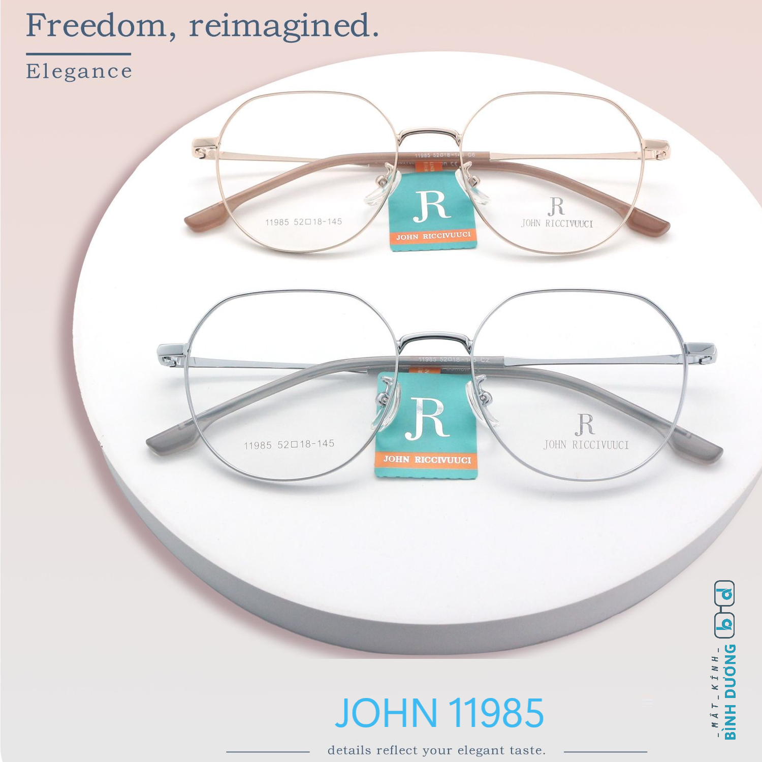 Gọng kính cận R11985 Mắt Kính Bình Dương