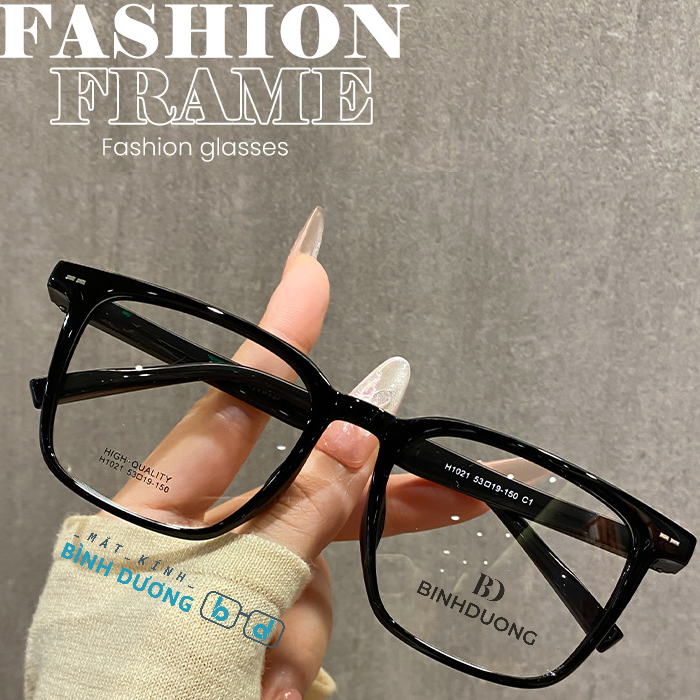 Gọng kính nhựa vuông 1021 Mắt Kính Bình Dương