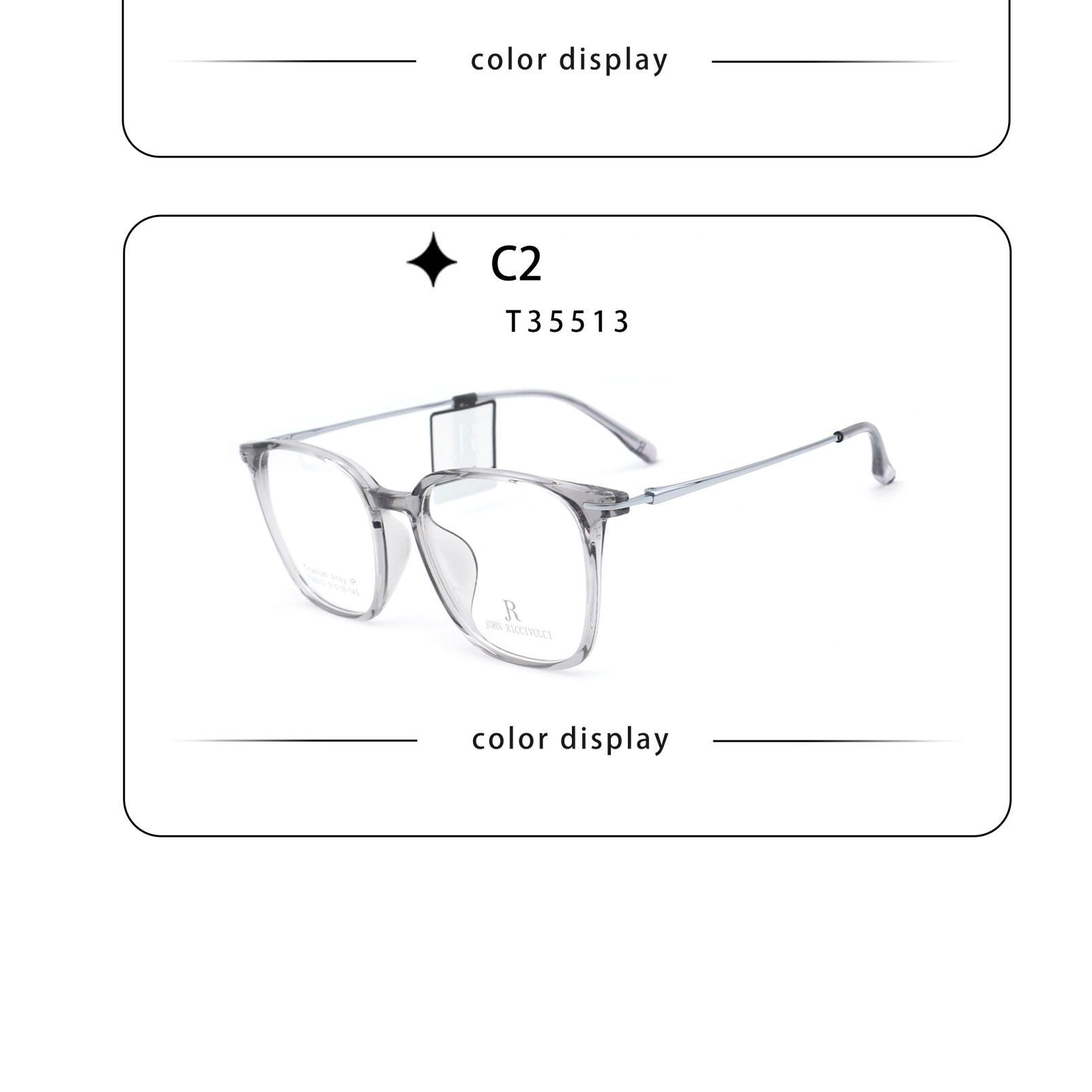 Gọng kính vuông nhẹ 35513 Mắt Kính Bình Dương