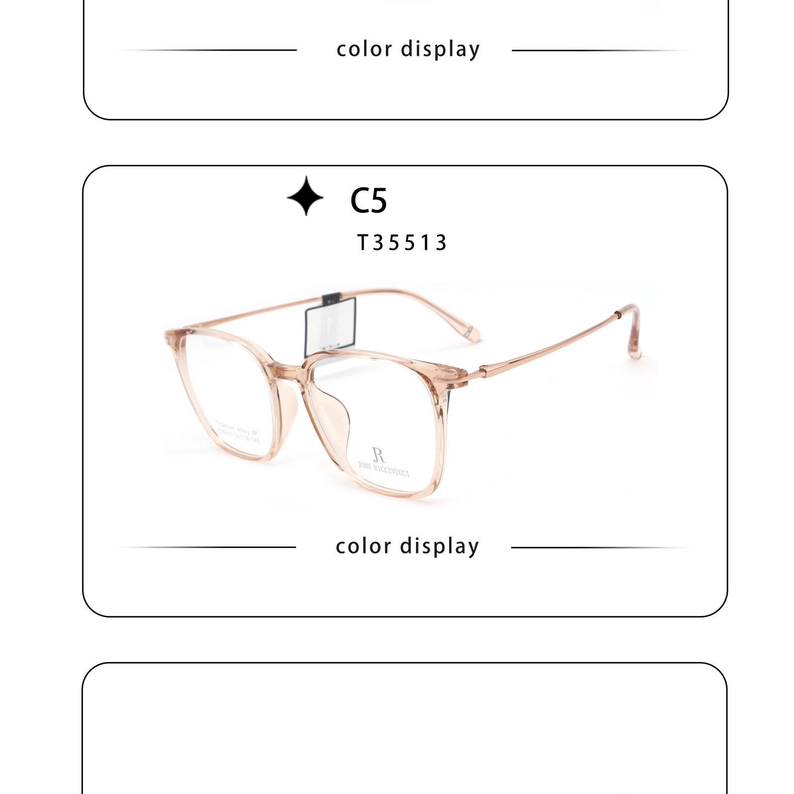 Gọng kính vuông nhẹ 35513 Mắt Kính Bình Dương