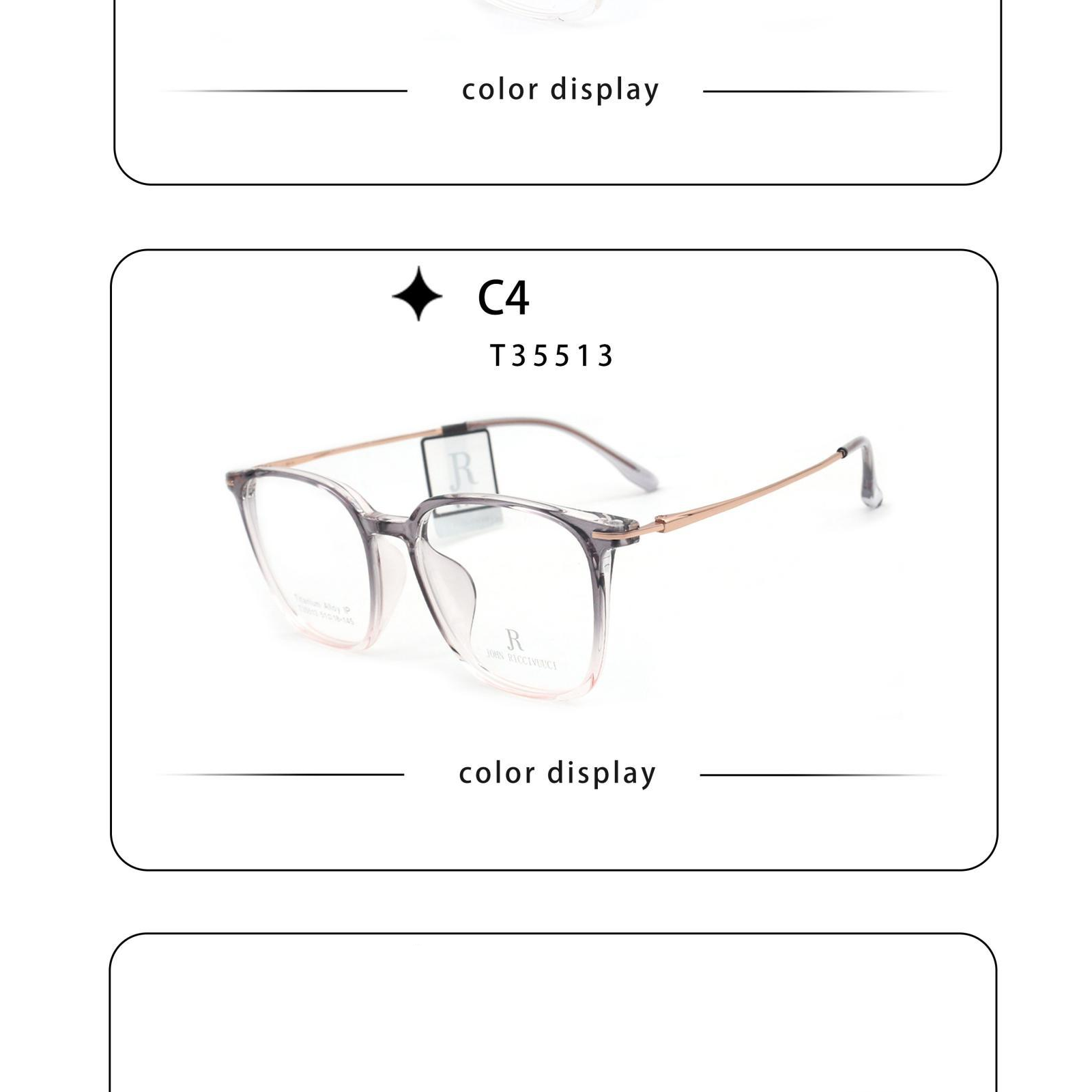 Gọng kính vuông nhẹ 35513 Mắt Kính Bình Dương