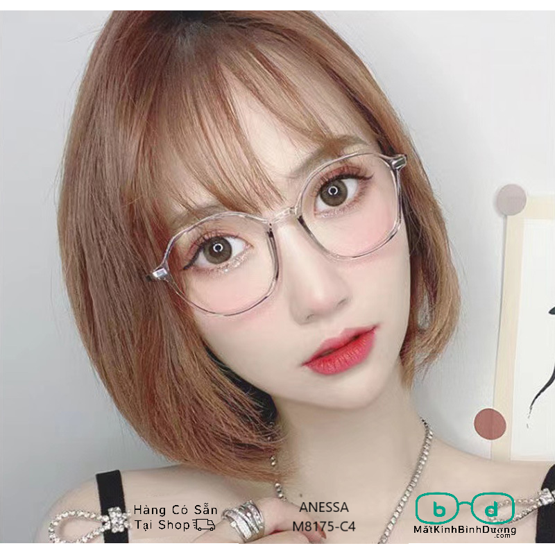 Gọng kính cận đa giác Anessa M8032 thời thượng