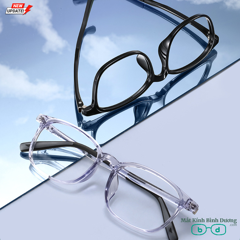 Gọng kính cận dẻo 8217 nhựa nhẹ thế hệ mới