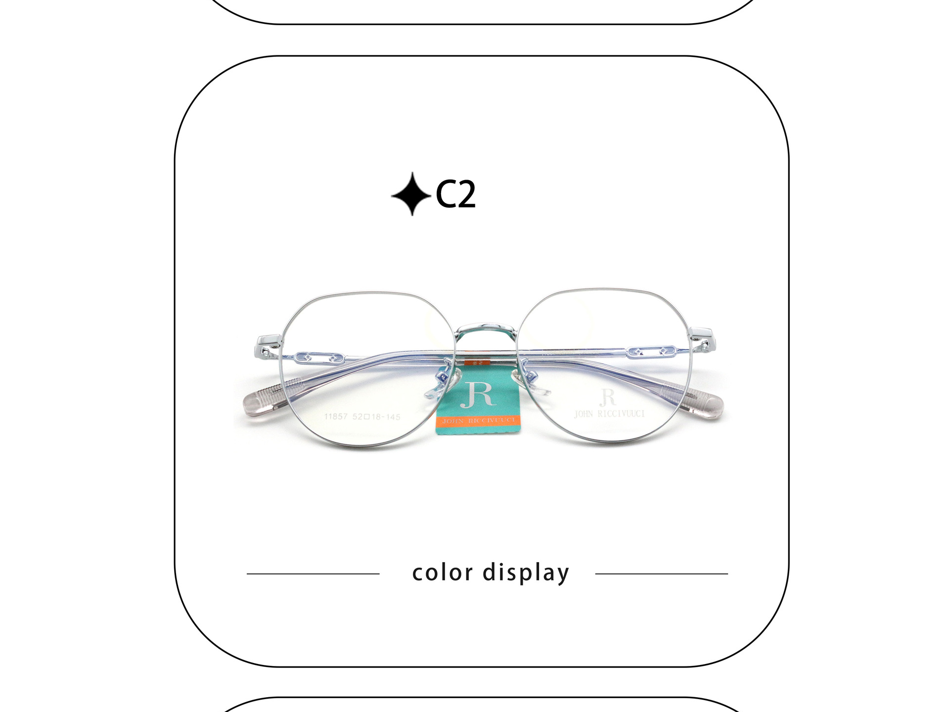 Gọng Kính Đa Giác Mảnh JR 11857 Trendy