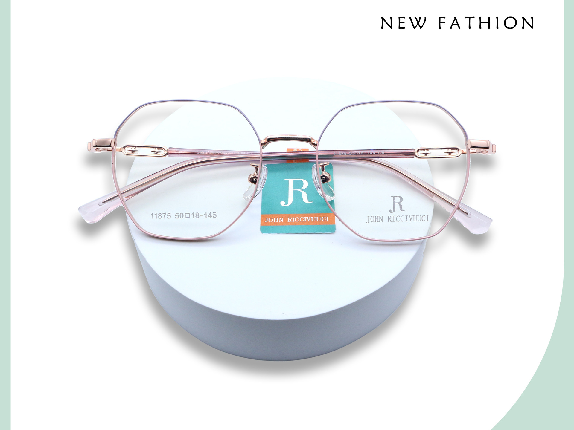 Gọng Kính Đa Giác Mảnh JR11875 Trendy