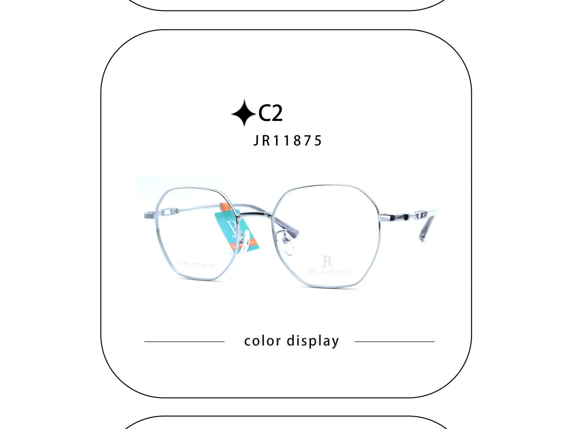 Gọng Kính Đa Giác Mảnh JR11875 Trendy