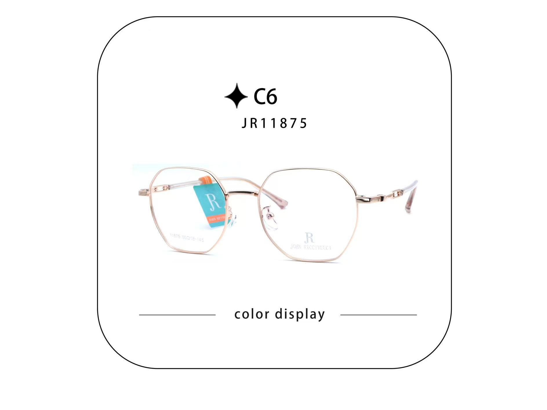 Gọng Kính Đa Giác Mảnh JR11875 Trendy