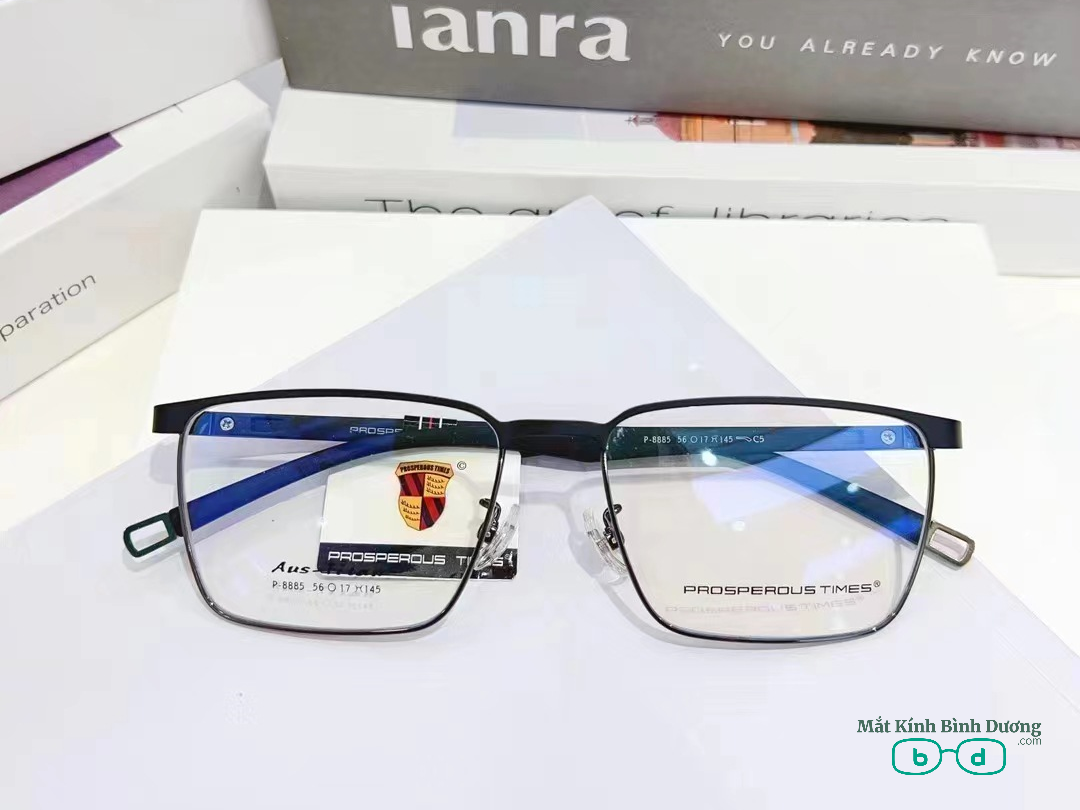 Gọng kính hợp kim càng dẻo 8885 vuông mới
