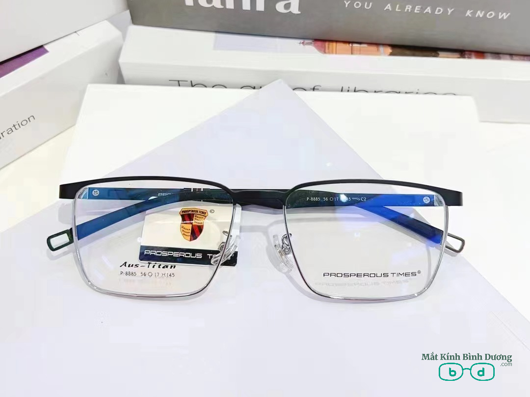 Gọng kính hợp kim càng dẻo 8885 vuông mới