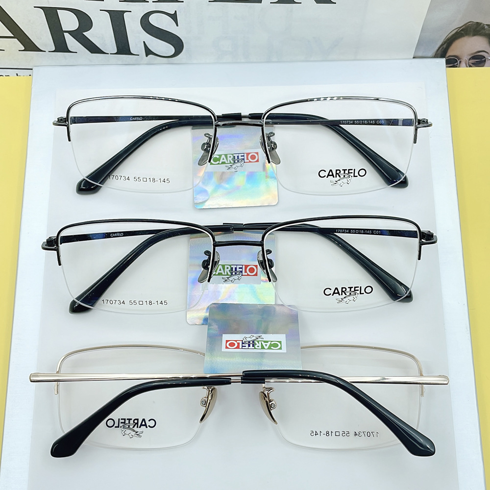 Gọng kính lão Cartelo nửa viền chắc chắn bền và nhẹ