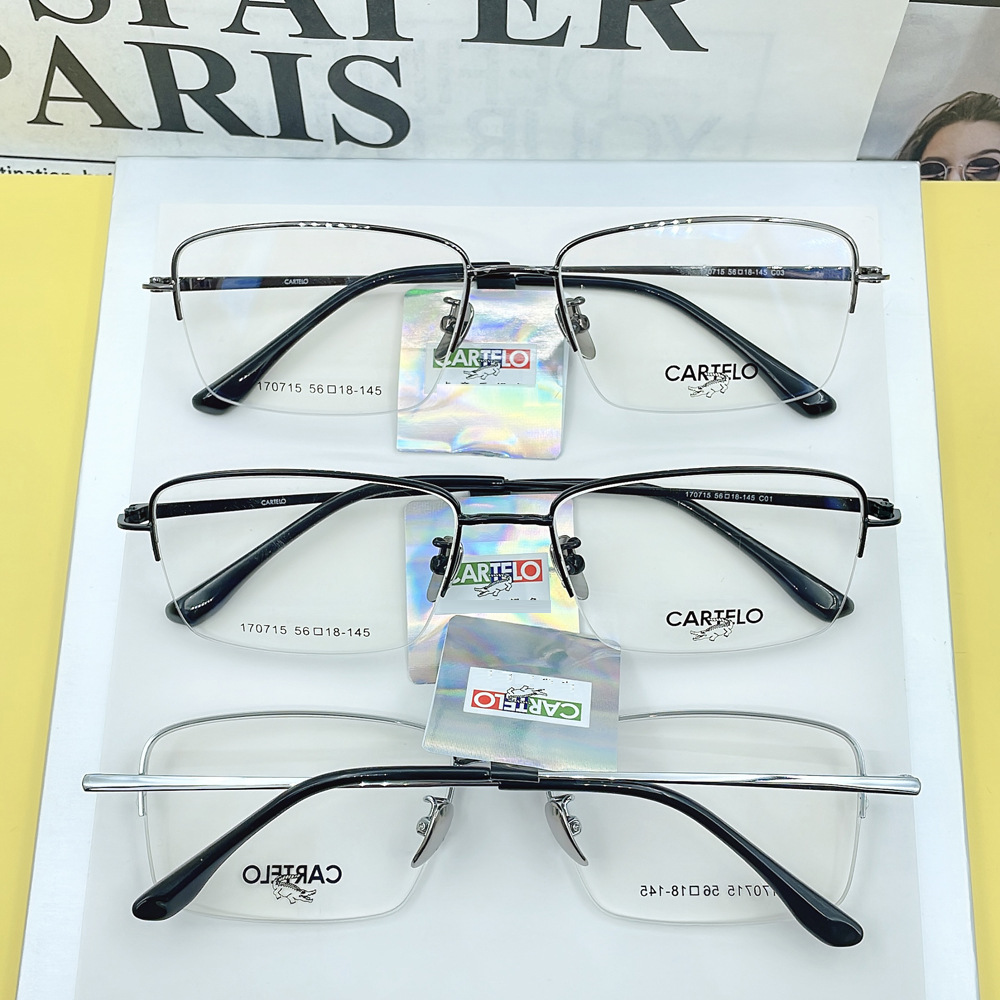 Gọng kính lão Cartelo nửa viền chắc chắn bền và nhẹ