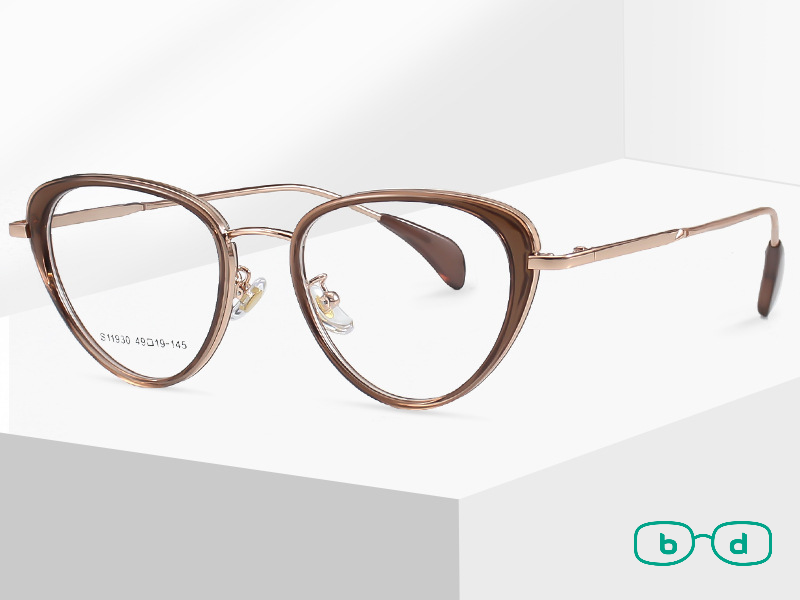 Gọng kính mắt mèo kim loại 11930 giá rẻ