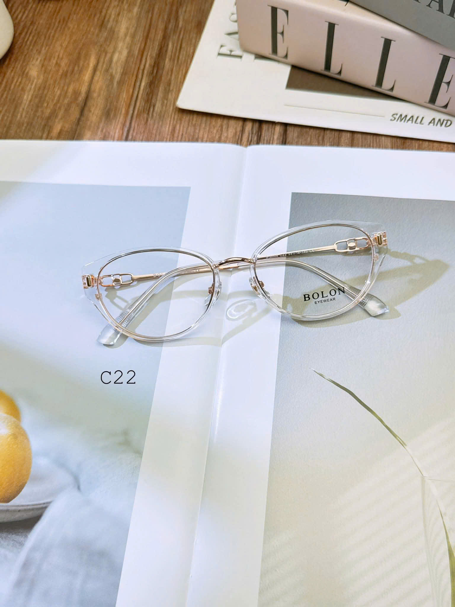 Gọng kính mắt mèo 12008 sang chảnh pha chút tinh nghịch