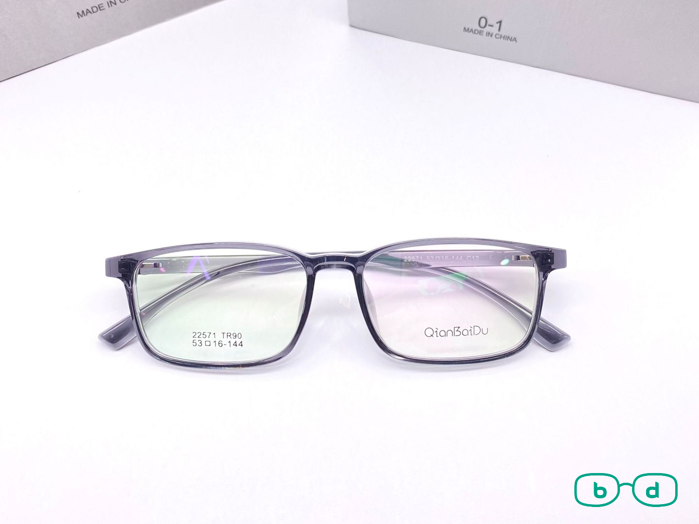 Gọng kính nhựa dẻo 22571 giá rẻ dáng vuông