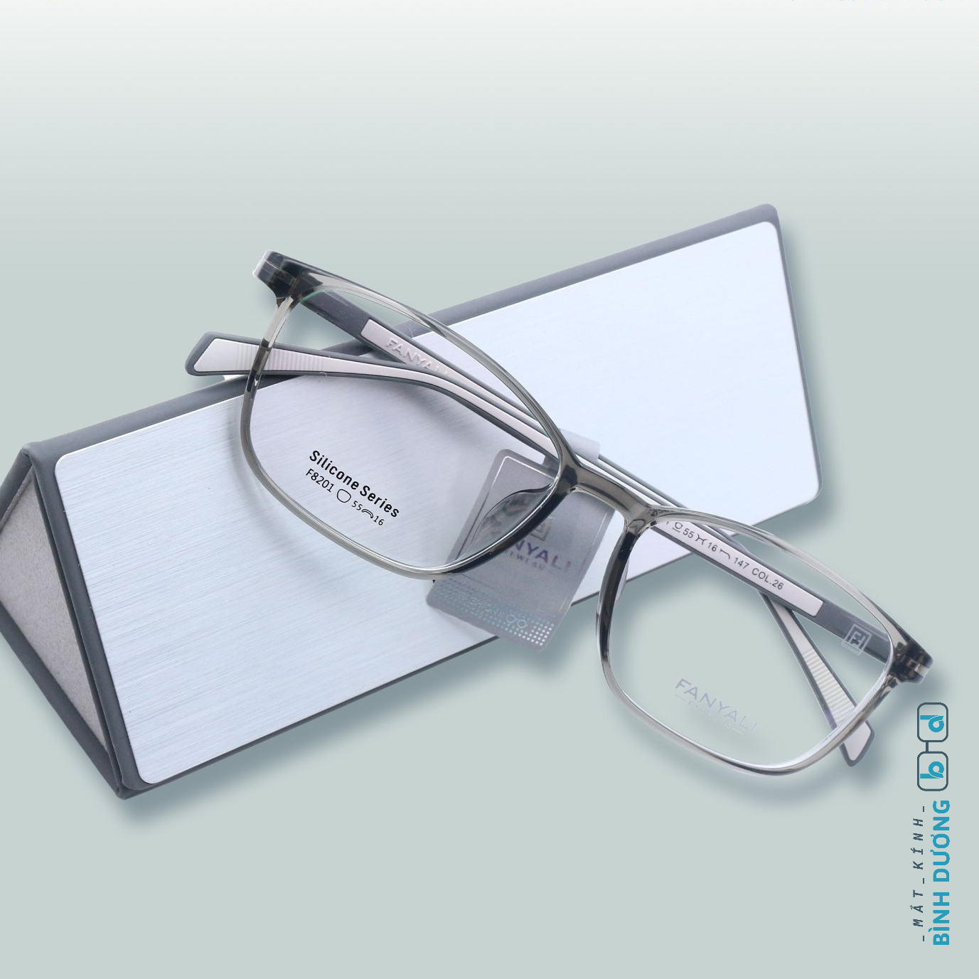 Gọng kính nhựa FANYALI F8201 silicone chống trơn trượt
