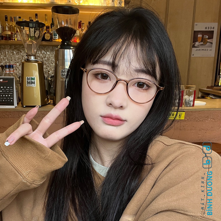 Gọng kính nhựa FANYALI F9625 dáng tròn nhỏ