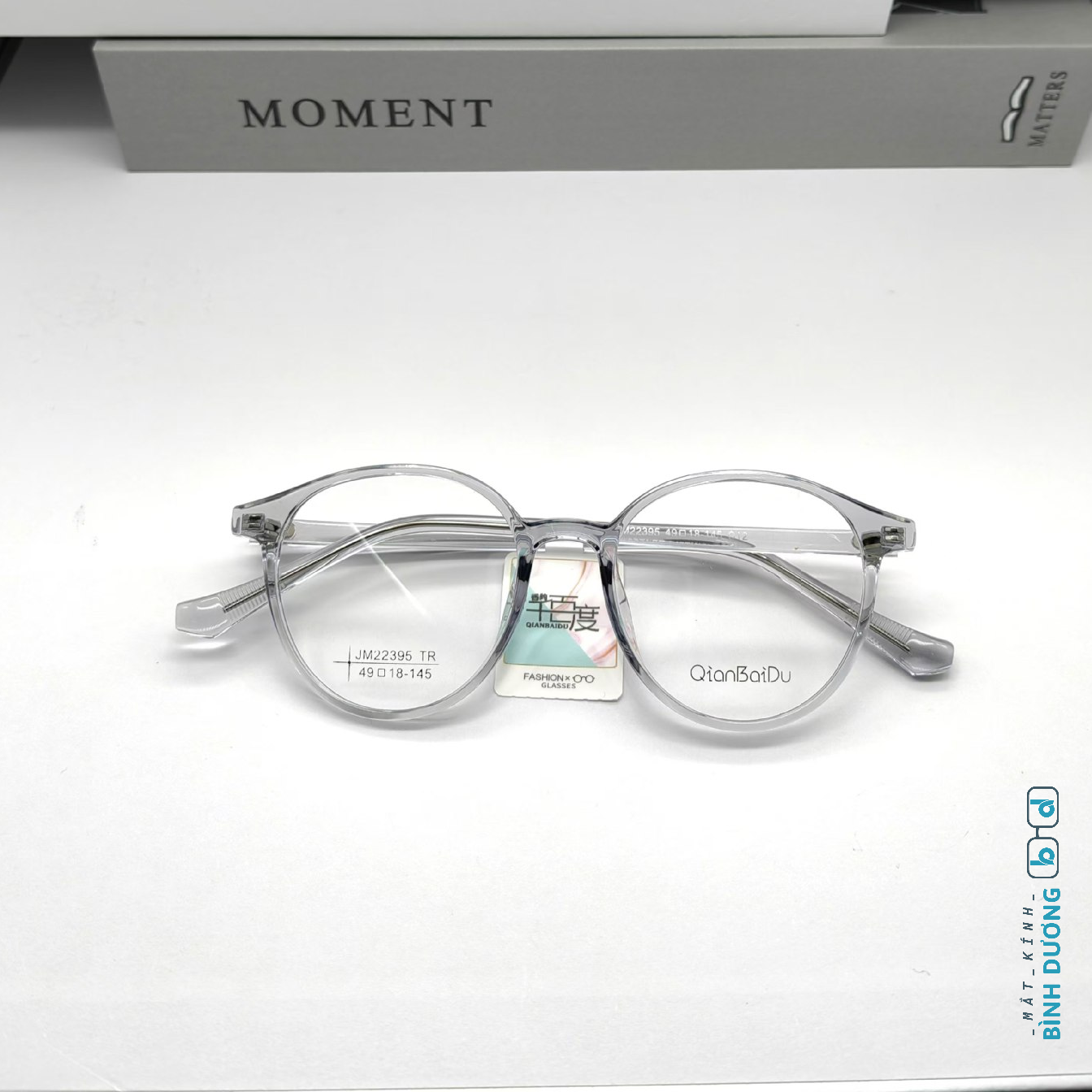 Gọng kính cận nhựa tròn JM22395 giá rẻ tại Mắt Kính Bình Dương