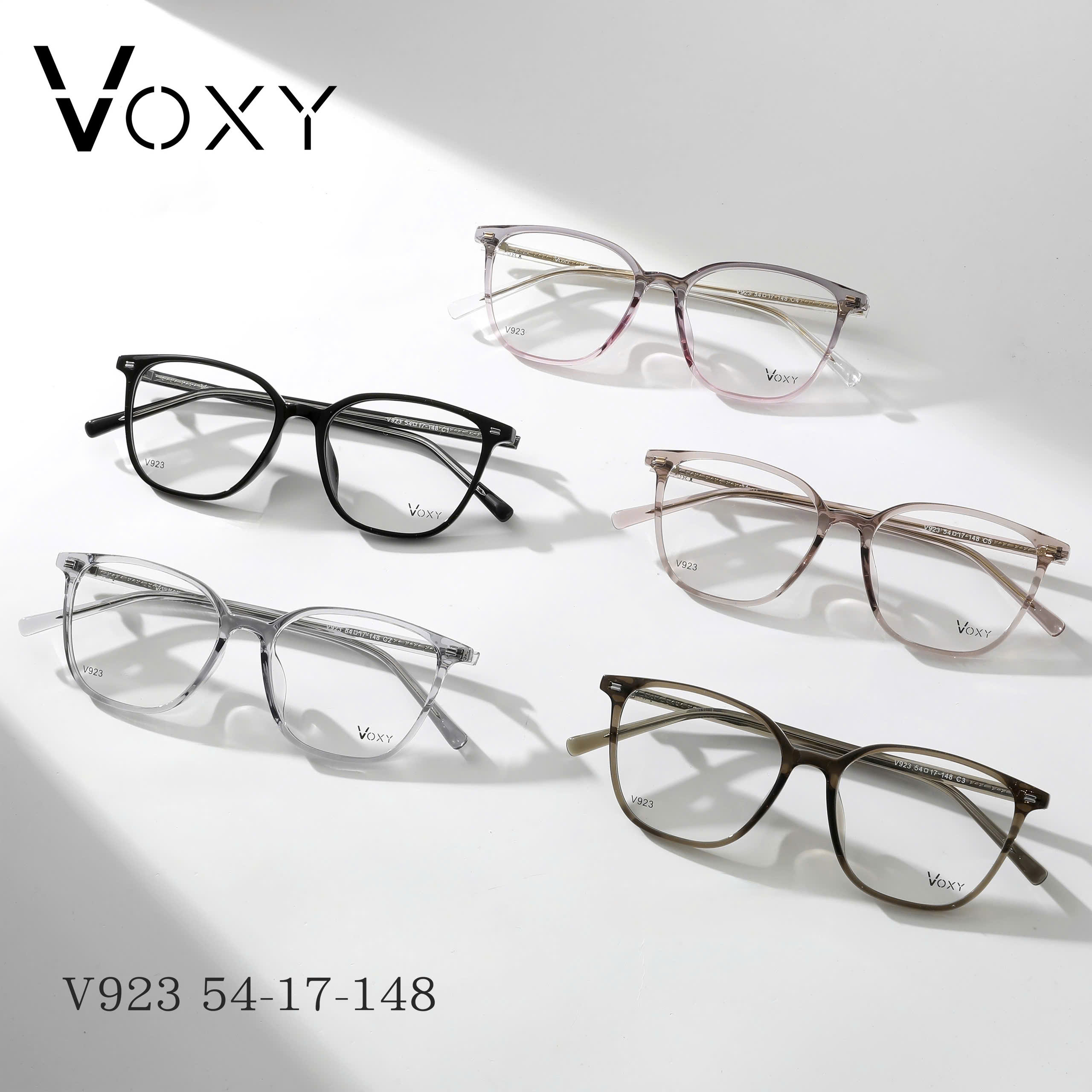 Gọng kính nhựa AC cô đặc siêu mỏng VOXY 923