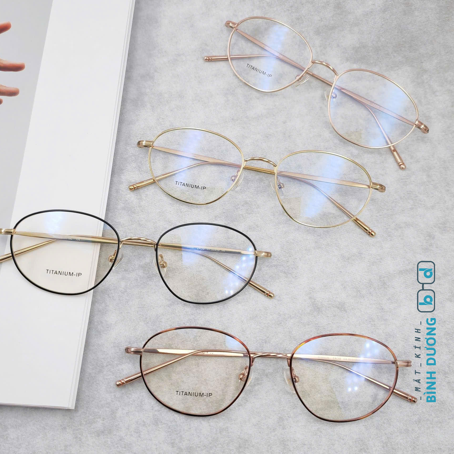 Gọng kính mèo San Bulonie 86215 oval hot trendy