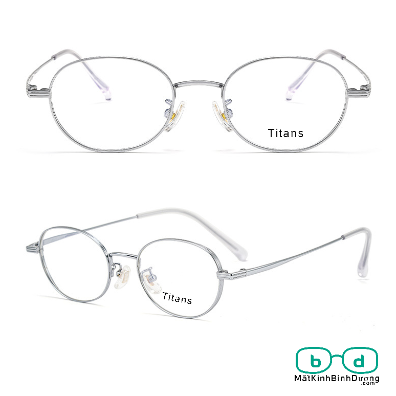 gọng kính Titans 5015 oval nhỏ xu hướng mới