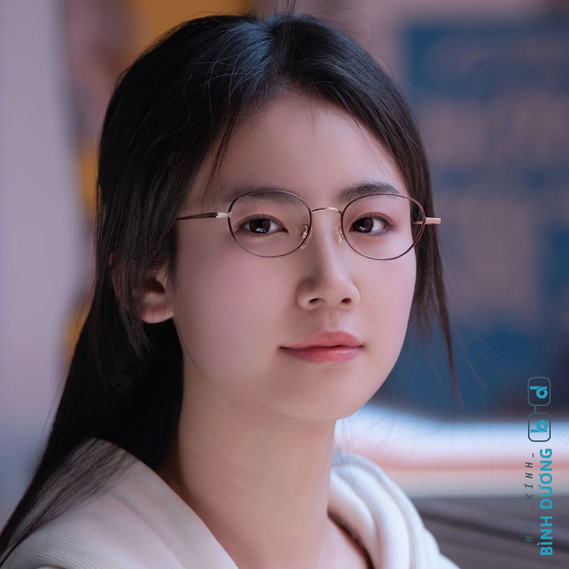 gọng kính Titans 5015 oval nhỏ xu hướng mới