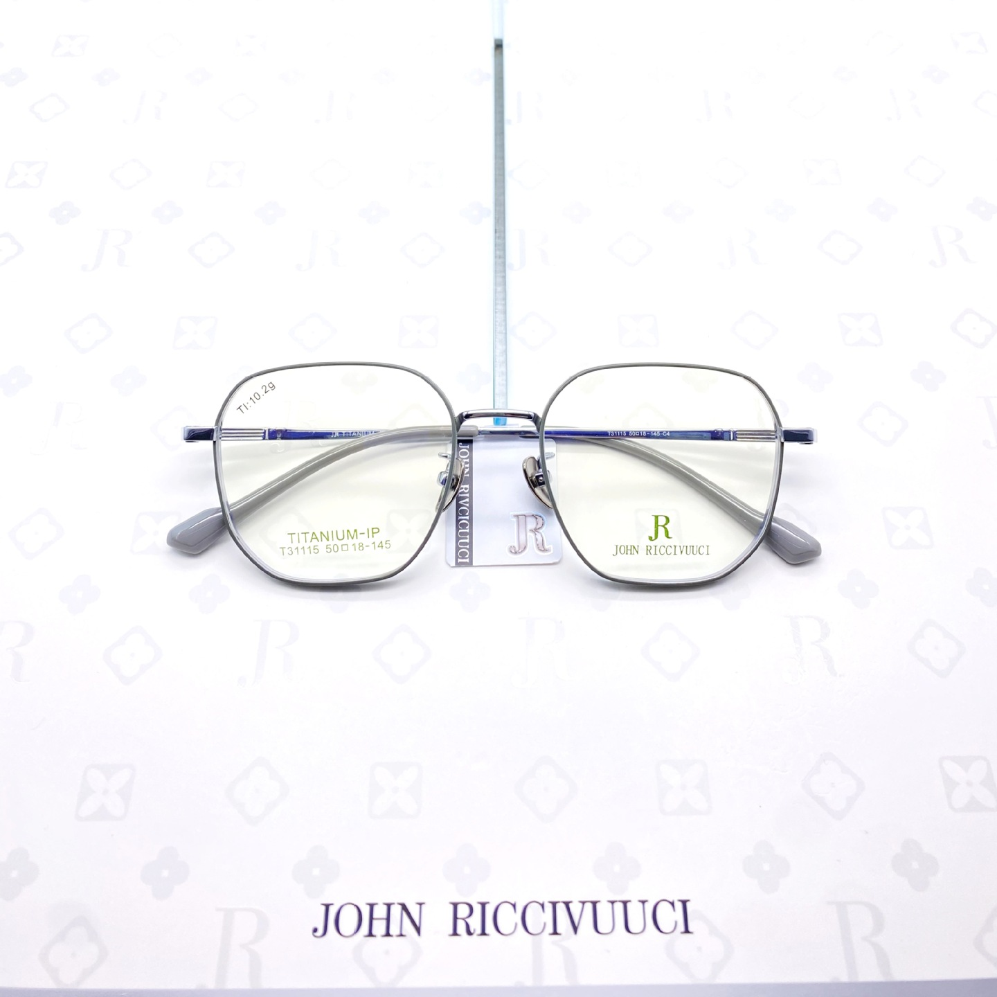 Gọng kính titan JR 31115 đa giác mới