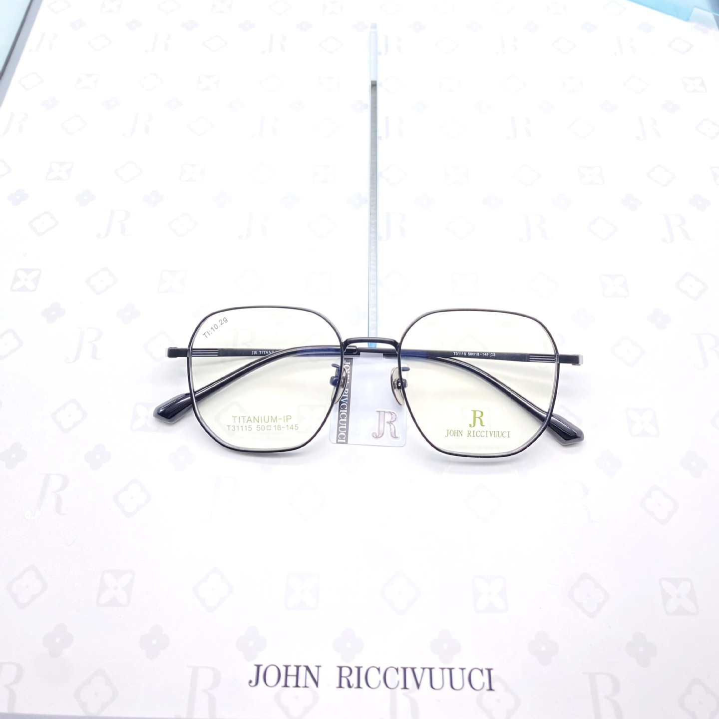 Gọng kính titan JR 31115 đa giác mới