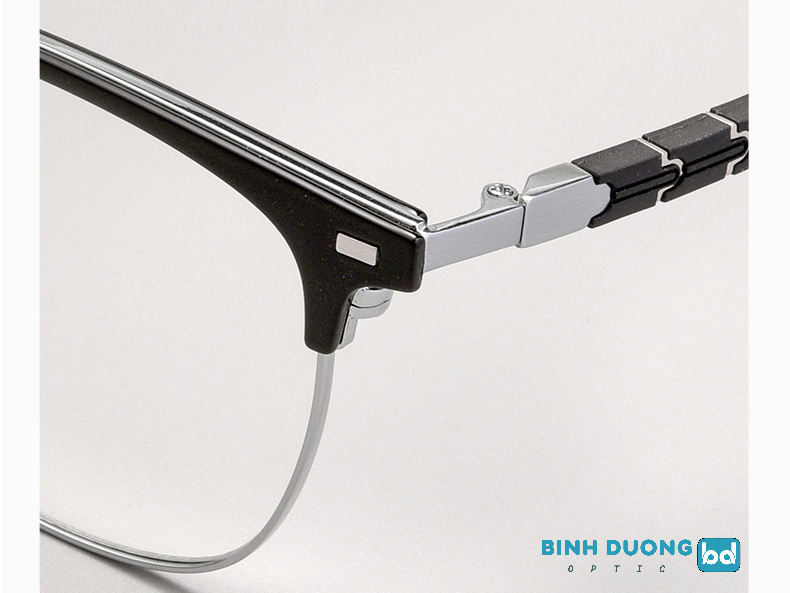 gọng kính titan 9019 nửa viền thời trang
