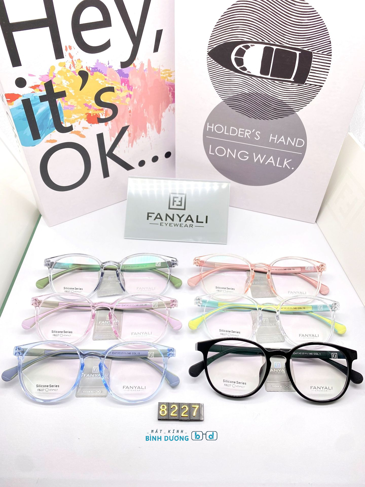 Gọng Kính Trẻ Em FANYALI 8227 Silicon
