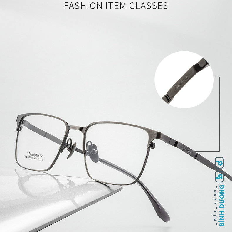 Gọng kính vuông bd H6003 Dashing chắc chắn bền màu