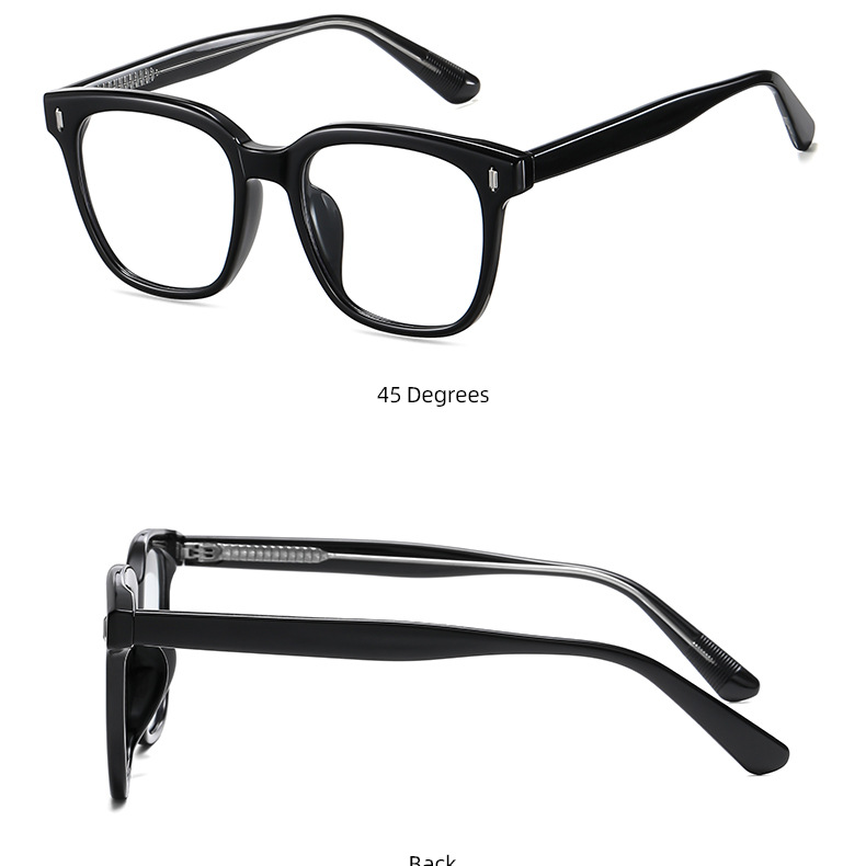 Gọng nhựa 1828 có sẵn tròng không độ trong suốt